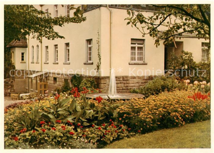 Bad Orb Hotel Teutonia Garten Brunnen