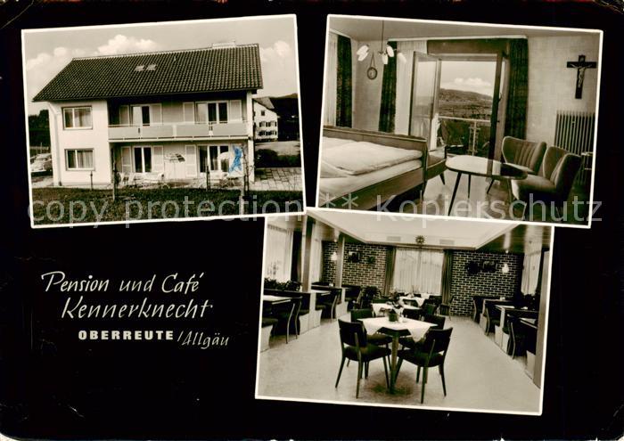 Oberreute Pension Cafe Kennerknecht Gastraum Fremdenzimmer