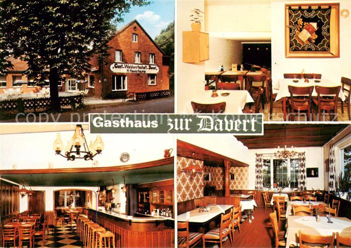 Davensberg Gasthaus zur Davert Gastwirtschaft Haverkamp Gastraeume