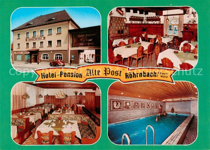 Roehrnbach Hotel Pension Alte Post Gastraum Hallenbad