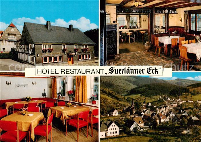 Kirchveischede Hotel Restaurant Suerlaenner Eck Panorama