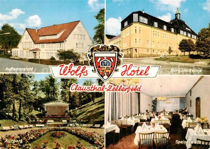 Clausthal-Zellerfeld Goslar Niedersachsen Wolfs Hotel Speisesaal Bergakademie Ku