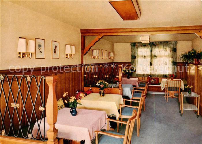 Hinterzarten Breisgau-Hochschwarzwald BW Hotel Pension Gloeggler Gastraum