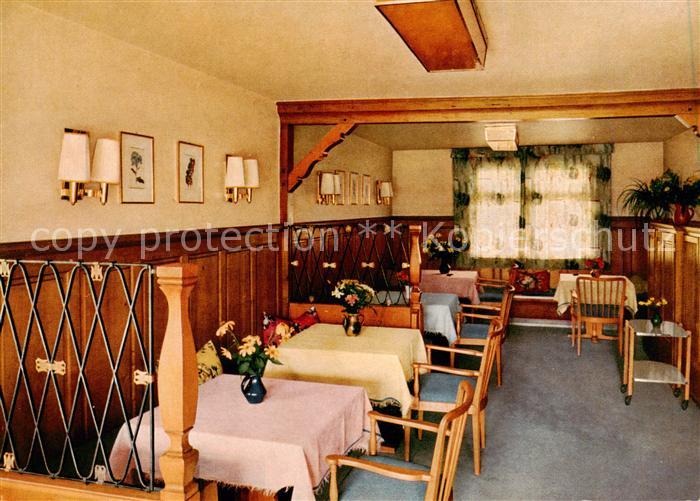 Hinterzarten Breisgau-Hochschwarzwald BW Hotel Pension Gloeggler Gastraum