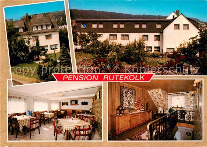 Breitscheid Hessen Pension Rutekolk Gastraum Treppenhaus