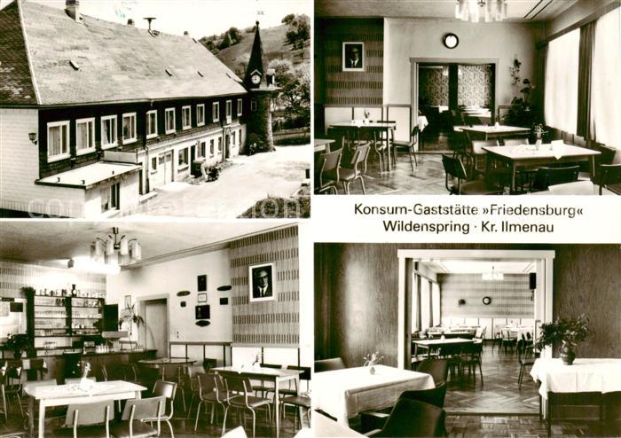 Wildenspring Konsum-Gaststaette Friedensburg Gastraum