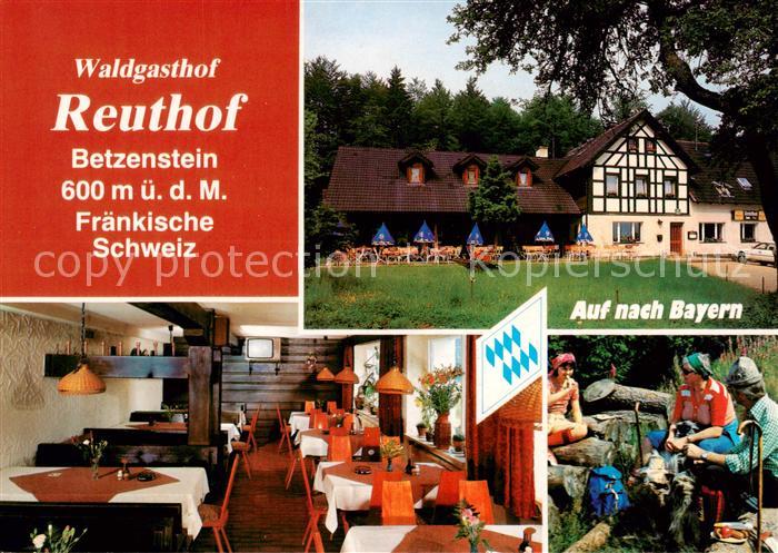 Betzenstein Waldgasthof Reuthof Gastraum Picknick