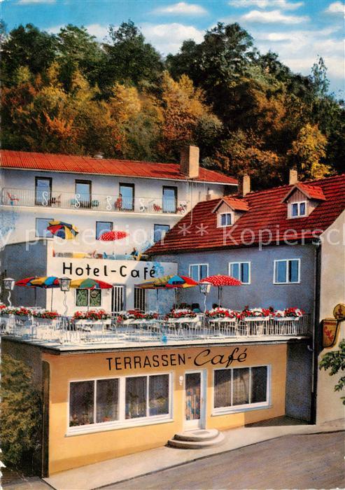 Wirsberg Kulmbach Bayern Hotel Terrassen-Cafe