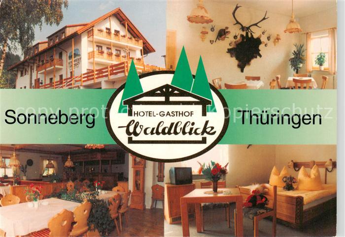 Sonneberg  Thueringen Hotel Gasthof Waldblick Restaurant Fremdenzimmer