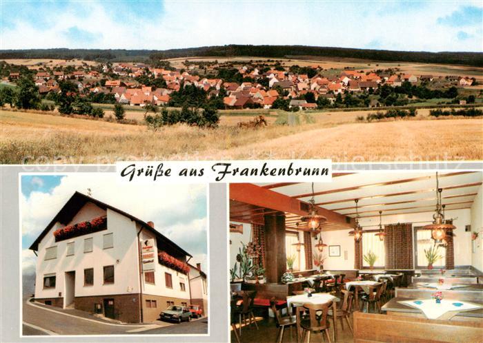 Frankenbrunn Panorama Gastwirtschaft Restaurant