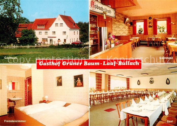 Bullach Gasthof Gruener Baum Gaststube Fremdenzimmer Saal