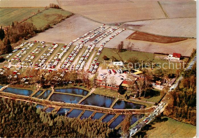 Walsrode Lueneburger Heide Waldwirtschaft Luisenhoehe Forellenzucht