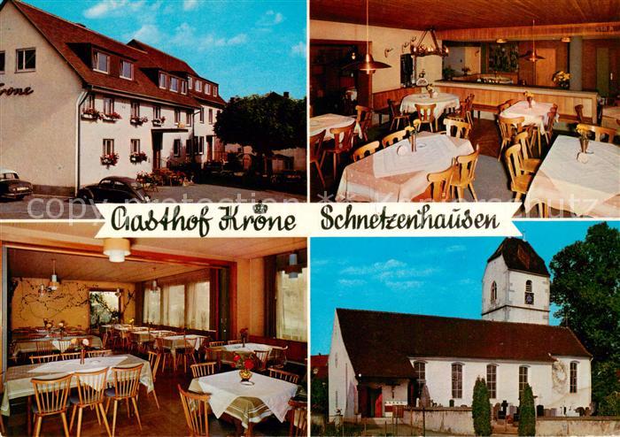 Schnetzenhausen Gasthof Krone Restaurant Kirche