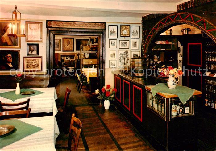 Schwalenberg Gasthof Pension Kuenstlerklause Gaststube