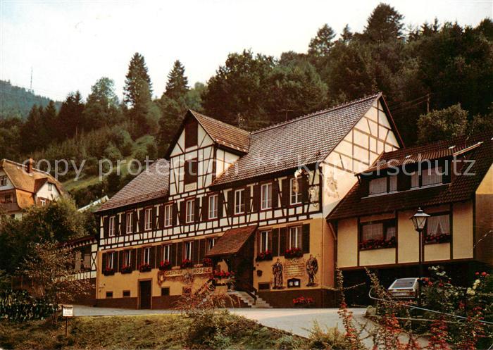 Schiltach Gasthof Pension Roessle Fachwerkhaus
