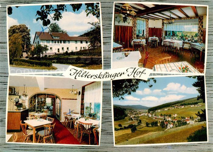 Hiltersklingen Gasthaus Pension Hiltersklinger Hof Gastraeume Panorama