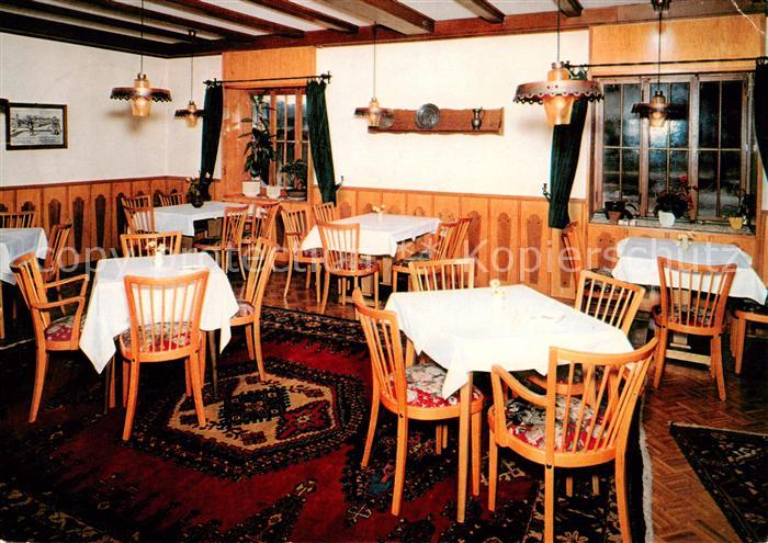 Laubach Hessen Hotel Pension Waldhaus Gastraum