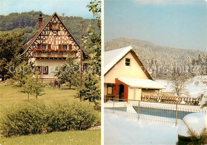 Ohlsbach Pension Waldblick Sommer und Winter im Schwarzwald
