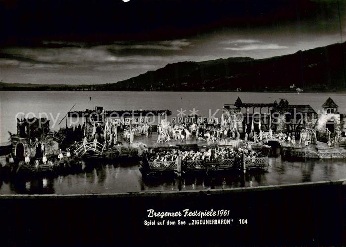 Bregenz Vorarlberg Bodensee Bregenzer Festspiele 1961 Spiel auf dem See Der Zige