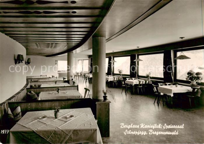 Bregenzerwald Vorarlberg AT Berghaus Kanisfluh Speisesaal Schnepfegg