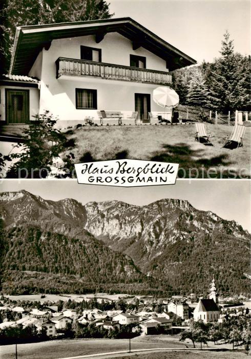 Grossgmain Haus Bergblick Panorama