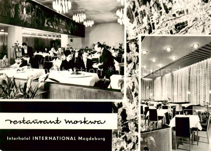 MAGDEBURG  CITY Interhotel International Magdeburg Restaurant Moskwa