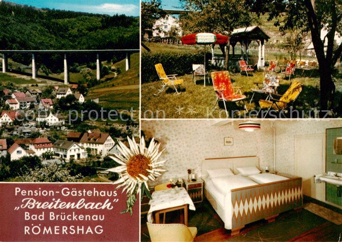 Bad Brueckenau Pension Gaestehaus Breitenbach Roemershag Garten Zimmer