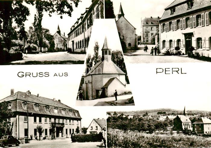 Perl-Sinz Mosel Ortspartien Panorama Kapelle