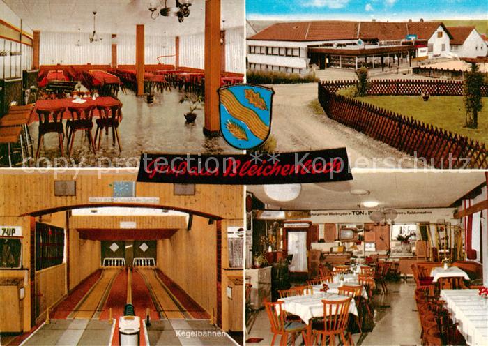 Bleichenbach Hessen Stereo Farbfernseh Studio Saal Kegelbahnen Gastraum