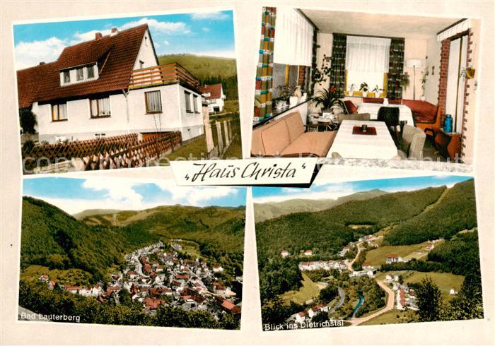 Bad Lauterberg Privatpension Haus Christa Gaststube Panorama Blick ins Dietrichs