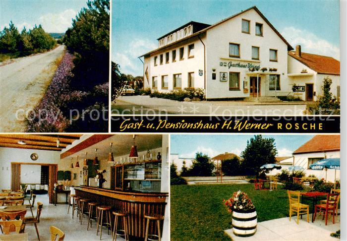Rosche Uelzen Niedersachsen Gast und Pensionshaus Werner Ber Gartenterrasse