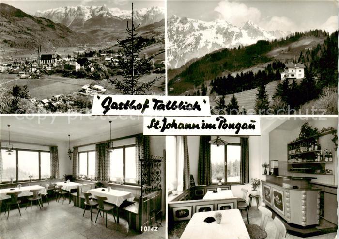 St Johann Pongau Gasthof Talblick Panorama Gastraeume