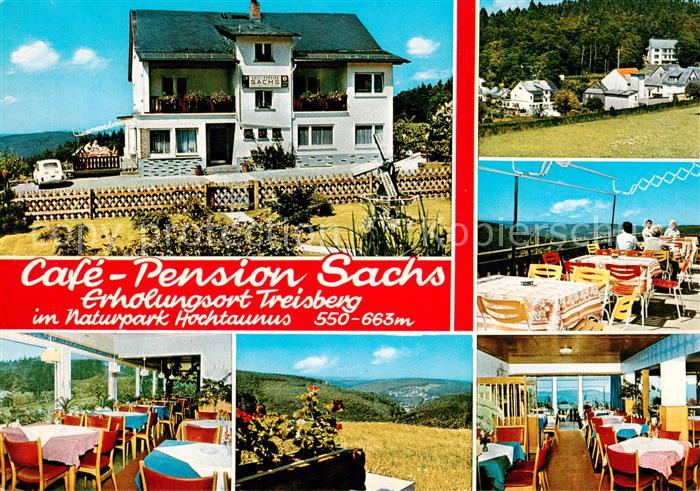 Treisberg Schmitten Hessen Cafe Pension Sachs Gastraeume Terrasse Panorama