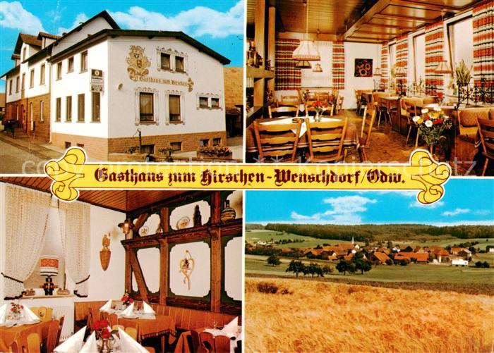 Wenschdorf Gasthaus zum Hirschen Gastraeume Panorama