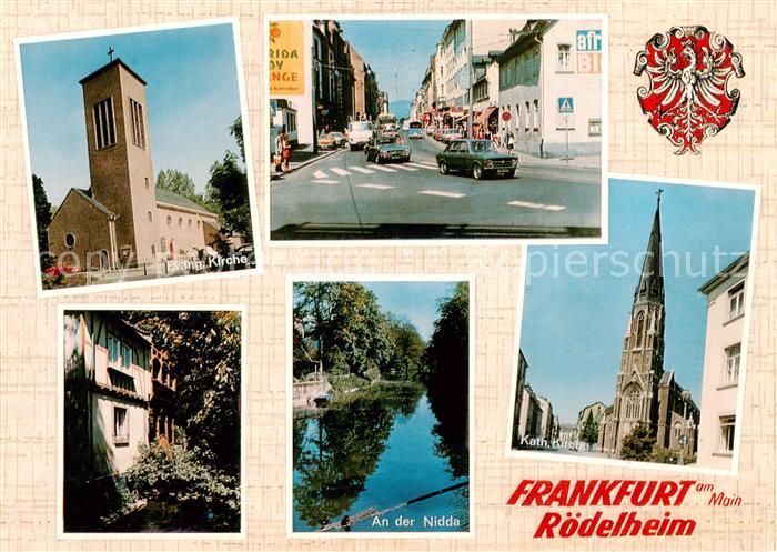 Roedelheim Frankfurt Ev Kirche Strasse An der Nidda Kath Kirche