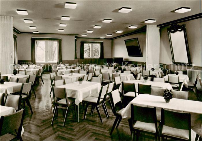 Marburg Lahn Waldgaststaette Hansenhaus rechts Gastraum