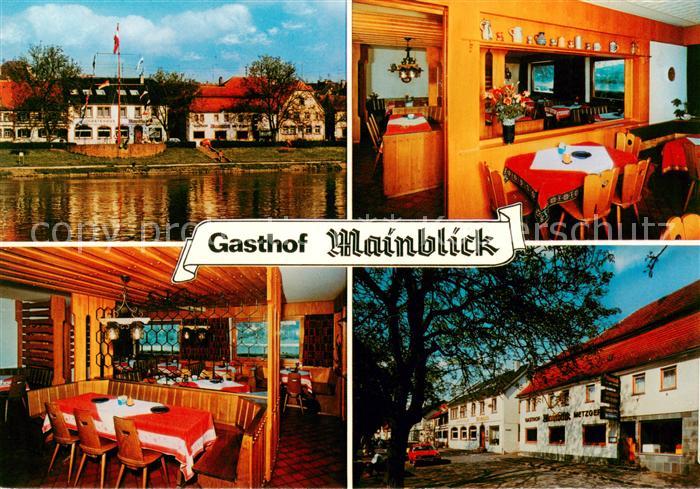 Marktheidenfeld Gasthof Mainblick Gastraeume