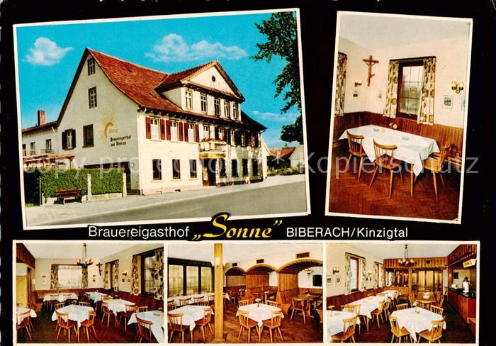 Biberach Baden Brauereigasthof Sonne Gastraeume