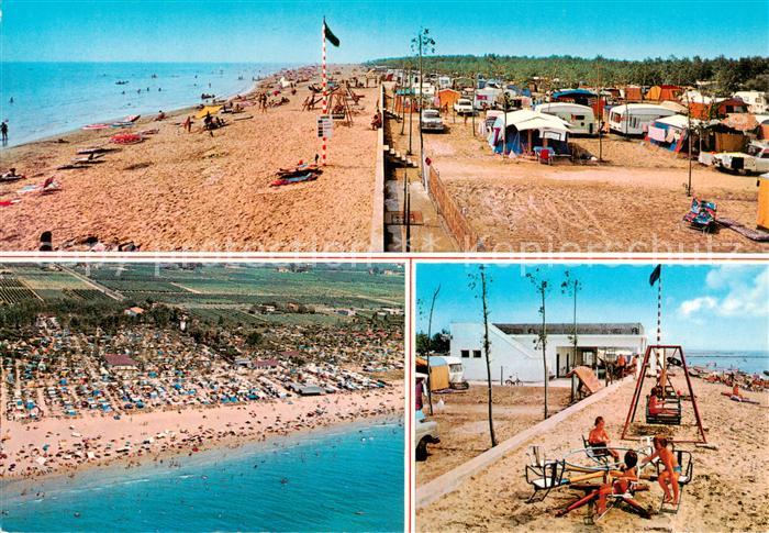 Treporti Venezia IT Eurocamping Stella Maris Strandpartien