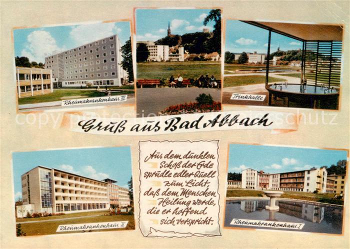 Bad Abbach Rheumakrankenhaus I II und III Trinkhalle