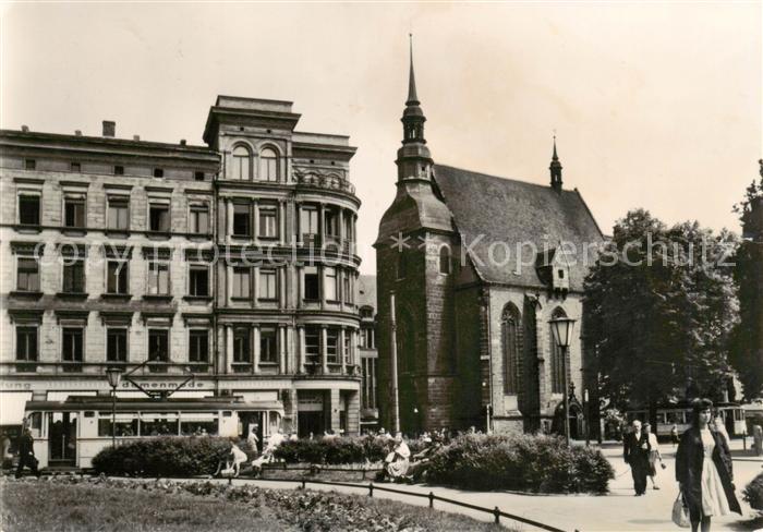 Goerlitz  Sachsen Platz der Befreiung mit Frauenkirche
