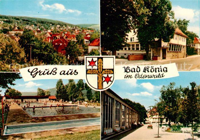 Bad Koenig Odenwald Panorama Schwimmbad Kurhaus Park