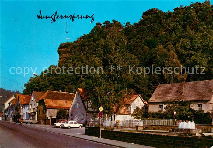 Dahn Ortspartie mit Jungfernsprung