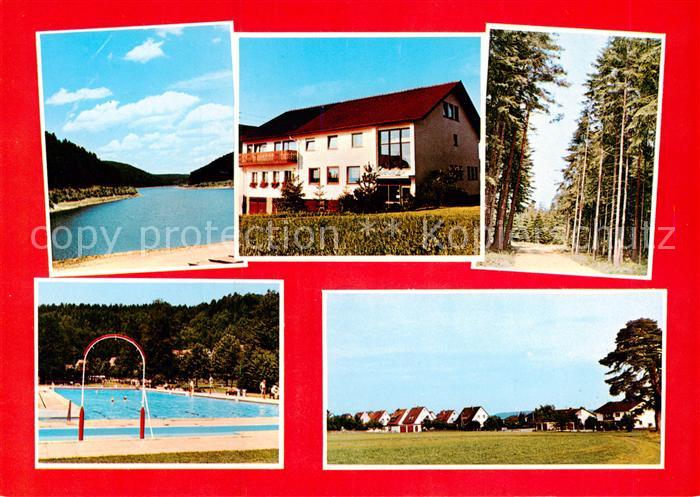 Altensteig Schwarzwald Gasthof Pension Linde Panorama Waldweg Schwimmbad