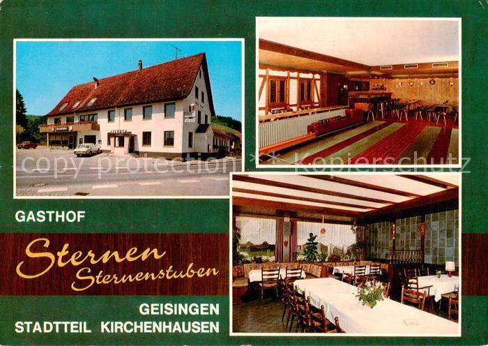 Kirchen-Hausen Gasthof Sternen Sternenstuben Kegelbahnen