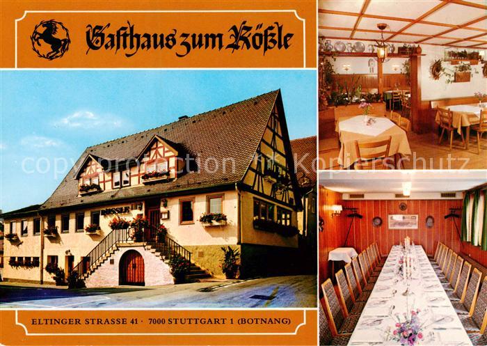 STUTTGART  CITY Gasthaus zum Roessle Gastraeume