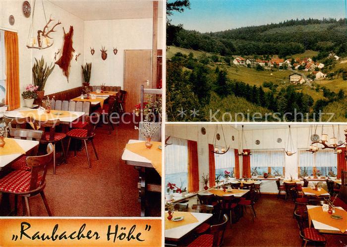 Raubach Odenwald Cafe Gaststaette Raubacher Hoehe Gastraeume Panorama