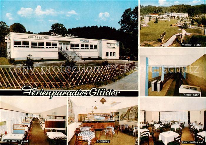 Glueder Solingen Cafe Parkrestaurant Haus Glueder Schaenke Minigolfplatz Kegelba