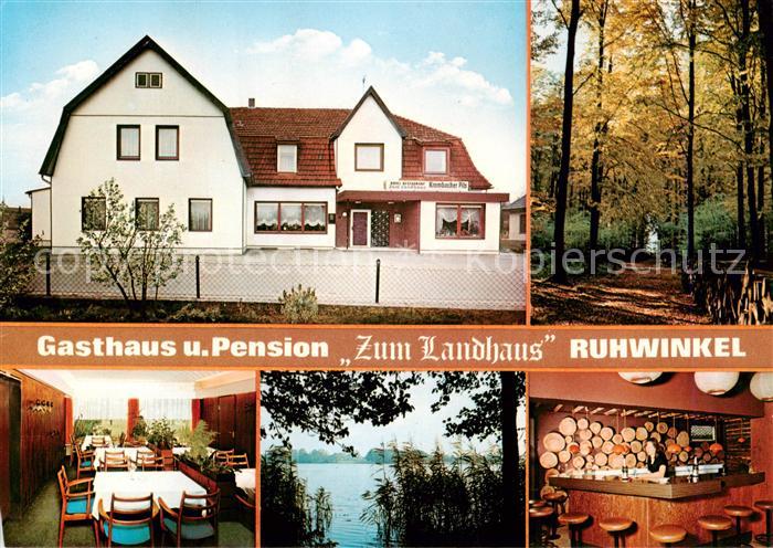 Ruhwinkel Gasthaus Pension Zum Landhaus Gaststube Ber Panorama