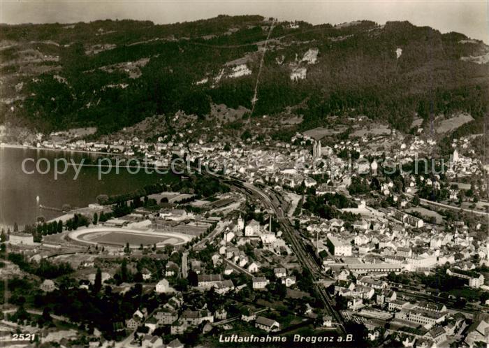 Bregenz Vorarlberg Bodensee Fliegeraufnahme